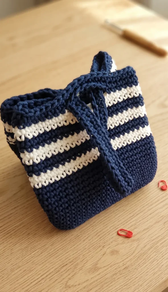 Japanese-Inspired Bucket Crochet Bag