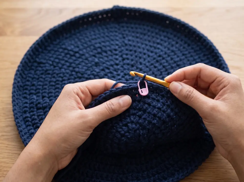 Japanese-Inspired Bucket Crochet Bag