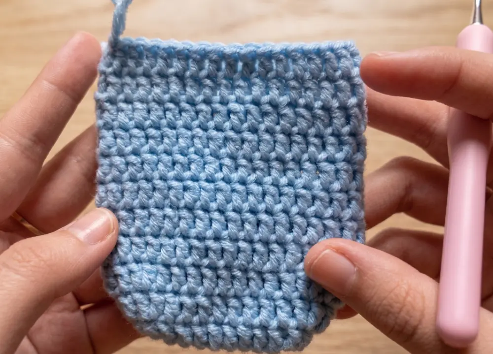 Whale Drawstring Pouch Crochet Bag