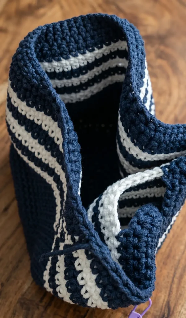 Japanese-Inspired Bucket Crochet Bag