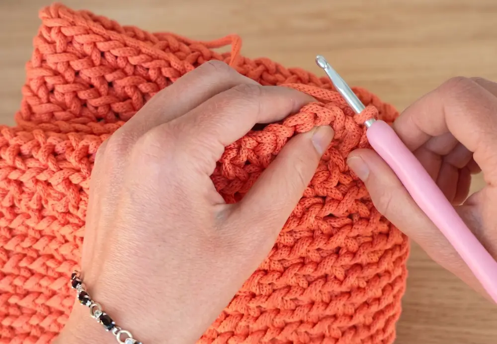 One-Piece Japanese Knot Crochet Bag