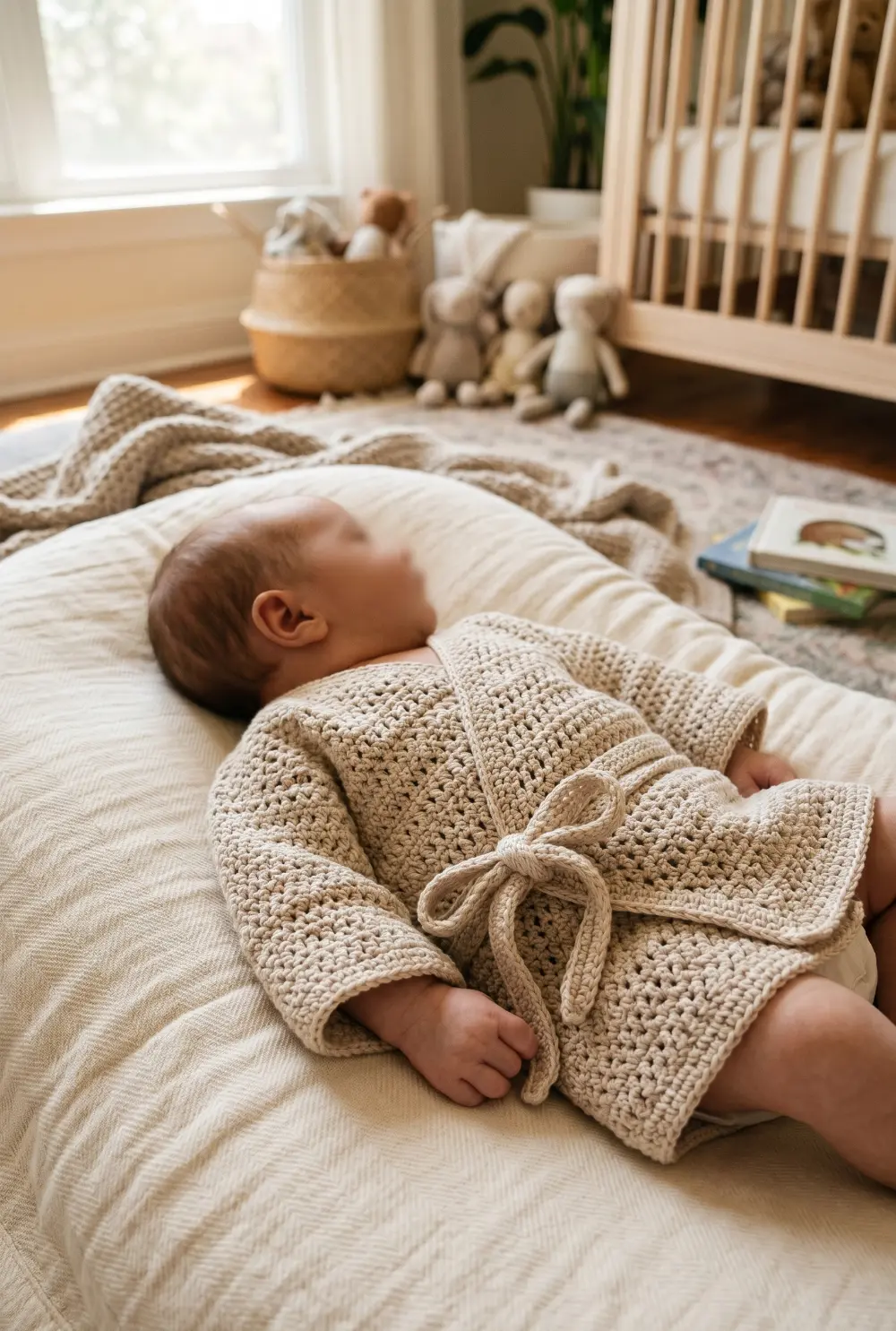 Airy Baby Kimono Wrap Outfit