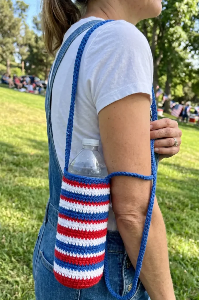 Beginner Crochet Water Bottle Holder