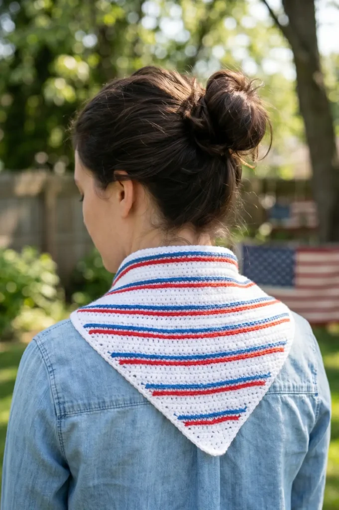 Beginner-Friendly Crochet Bandana Pattern