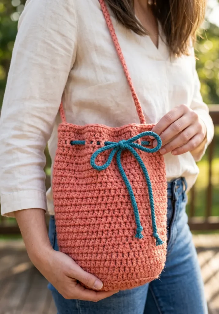 Beginner-Friendly Drawstring Bag Pattern