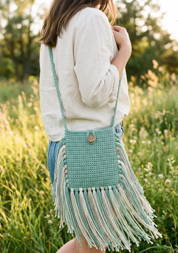 Boho Fringe Crochet Purse Pattern