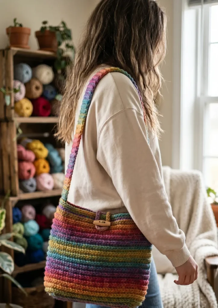 Chunky Crochet Shoulder Bag Pattern