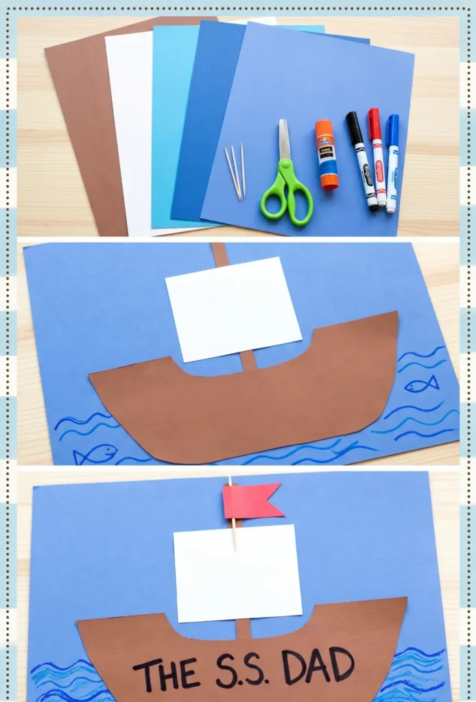 Construction Paper Pirate Ship