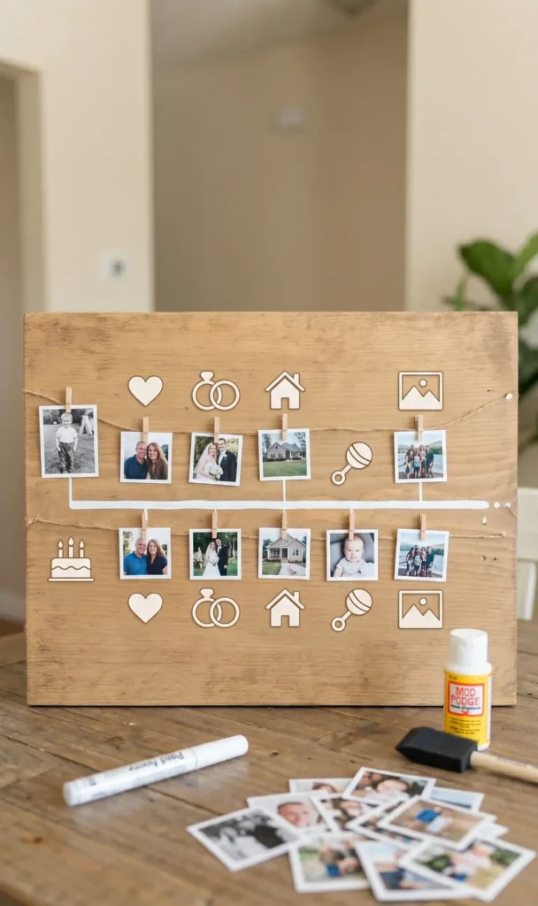 Creative Family Timeline Wall Art