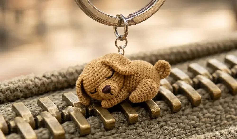 Crochet Dog Keychain Free Pattern Ideas