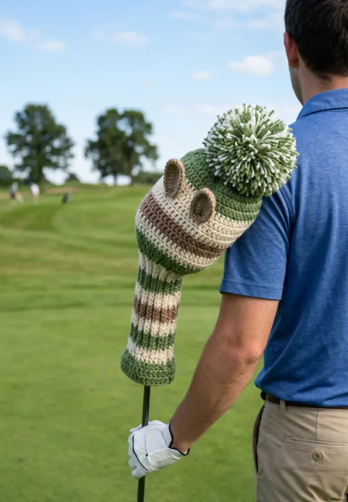 Crochet Golf Club Cover Free Pattern
