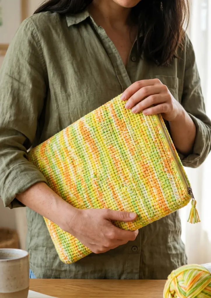 Crochet Laptop Sleeve Bag Design