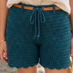 Crochet Shorts Outfit Ideas for Summer Days