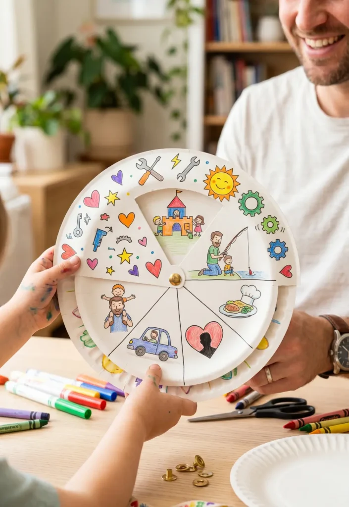 DIY Father's Day Memory Wheel