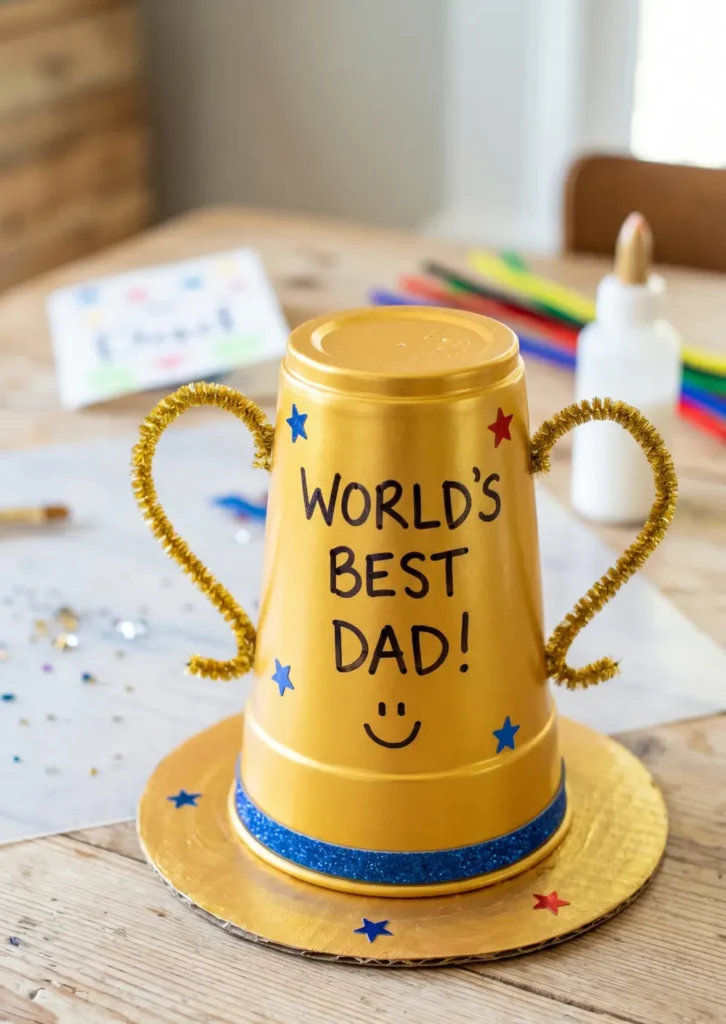 DIY Father's Day Trophy Craft