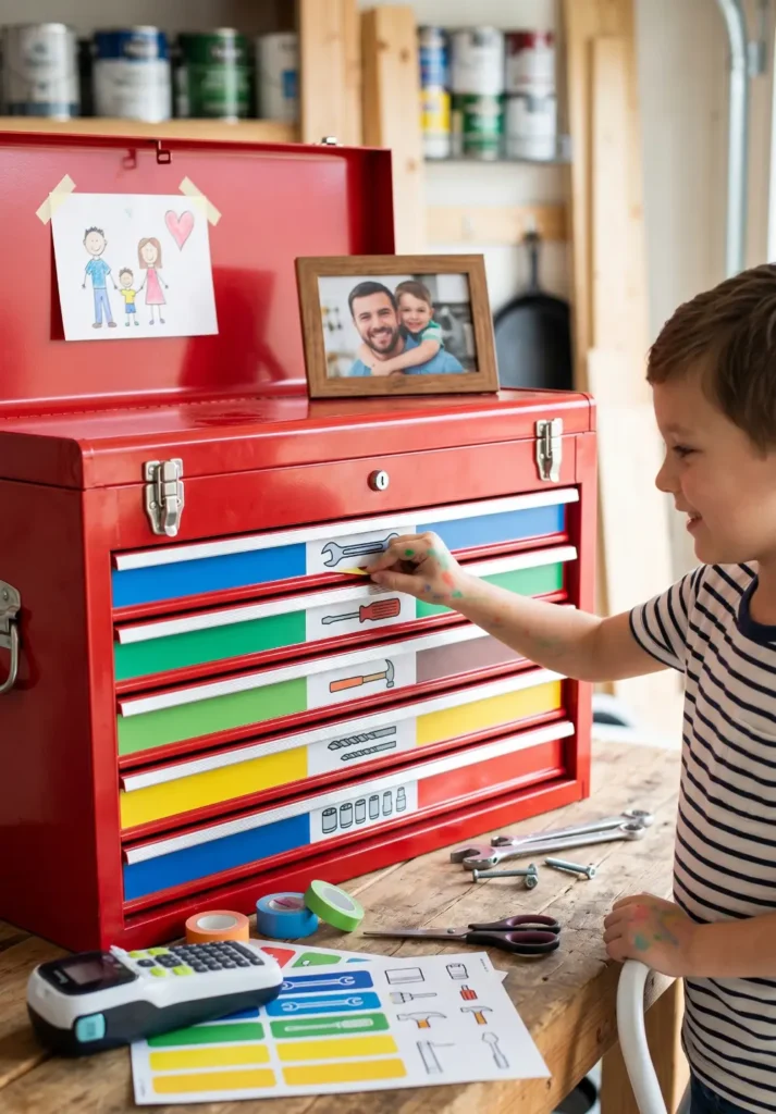DIY Personalized Toolbox Labels