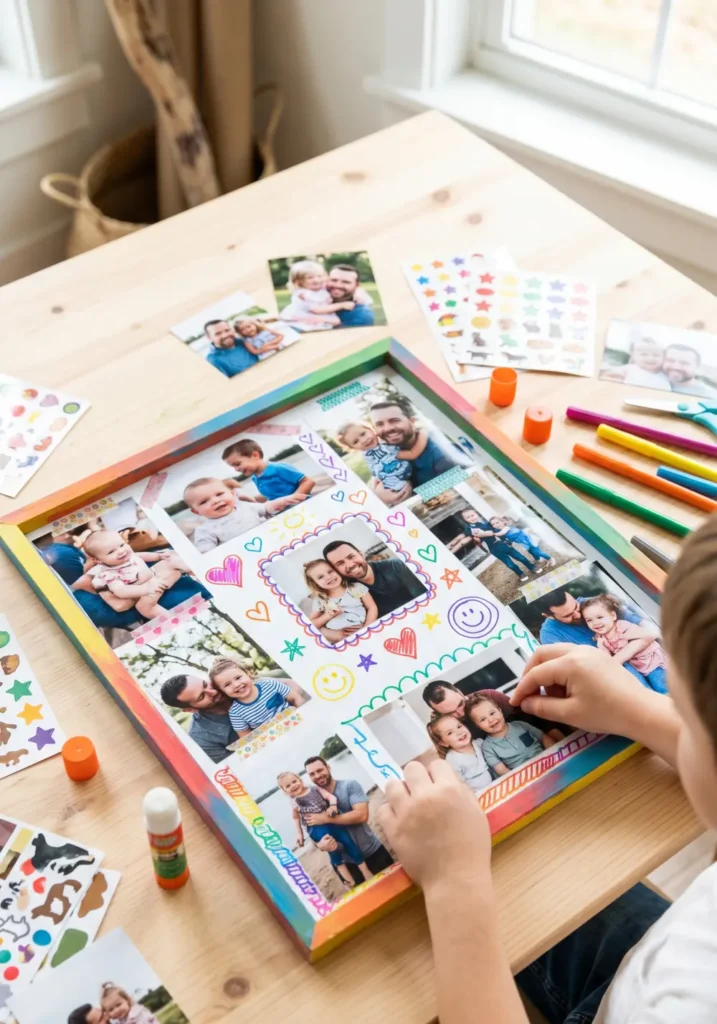 DIY Photo Collage Craft Gift