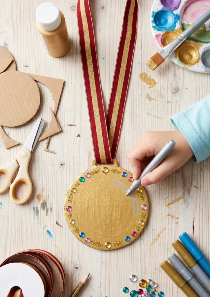 DIY "World's Best Dad" Medal Craft