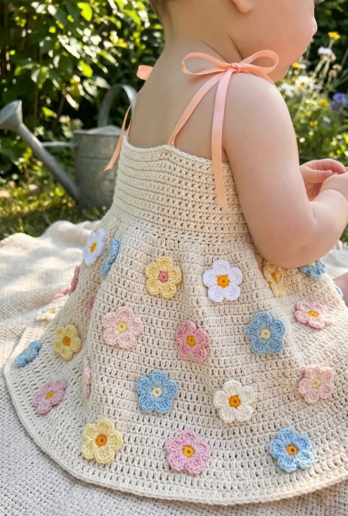 Floral Pattern Baby Dress