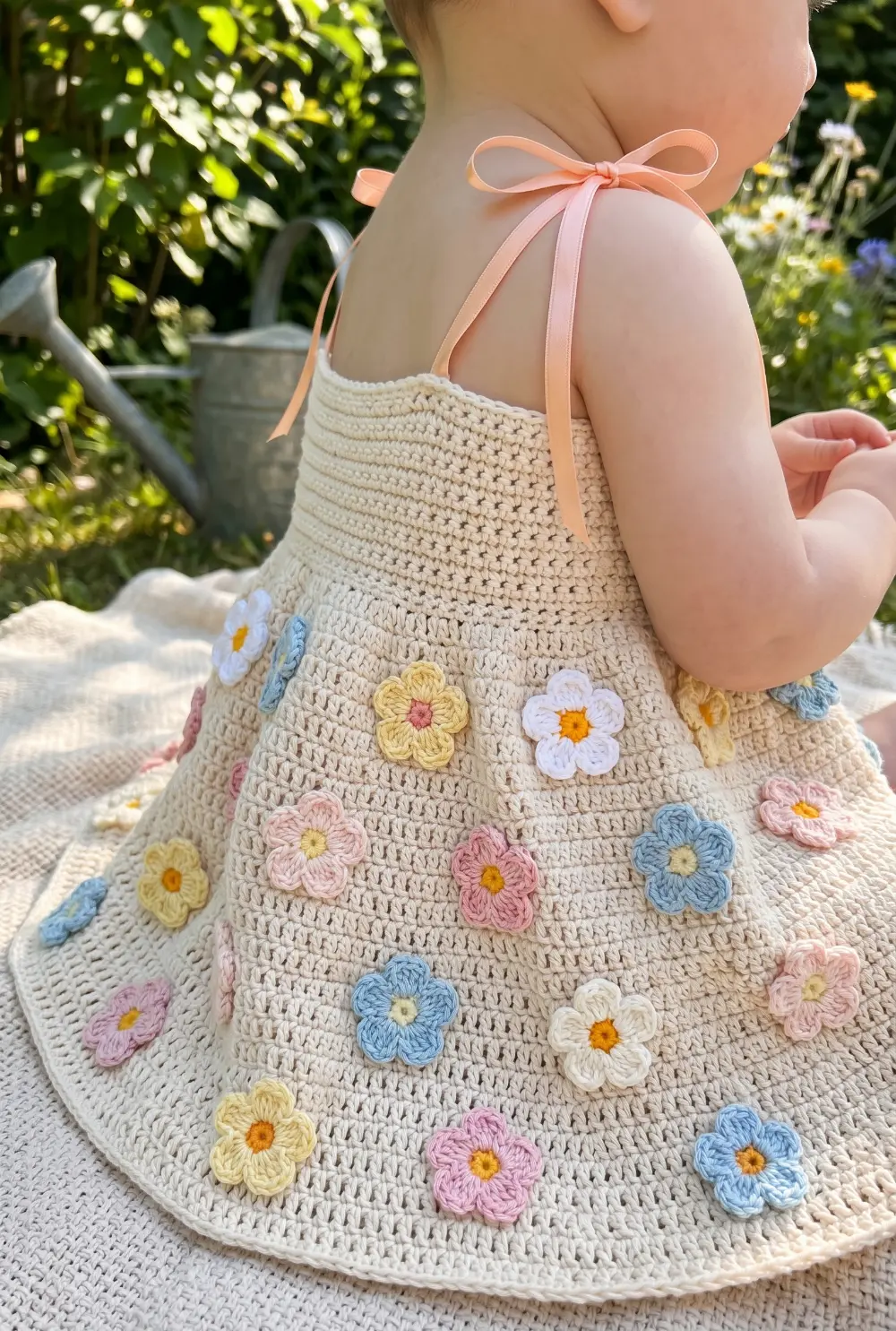 Floral Pattern Baby Dress