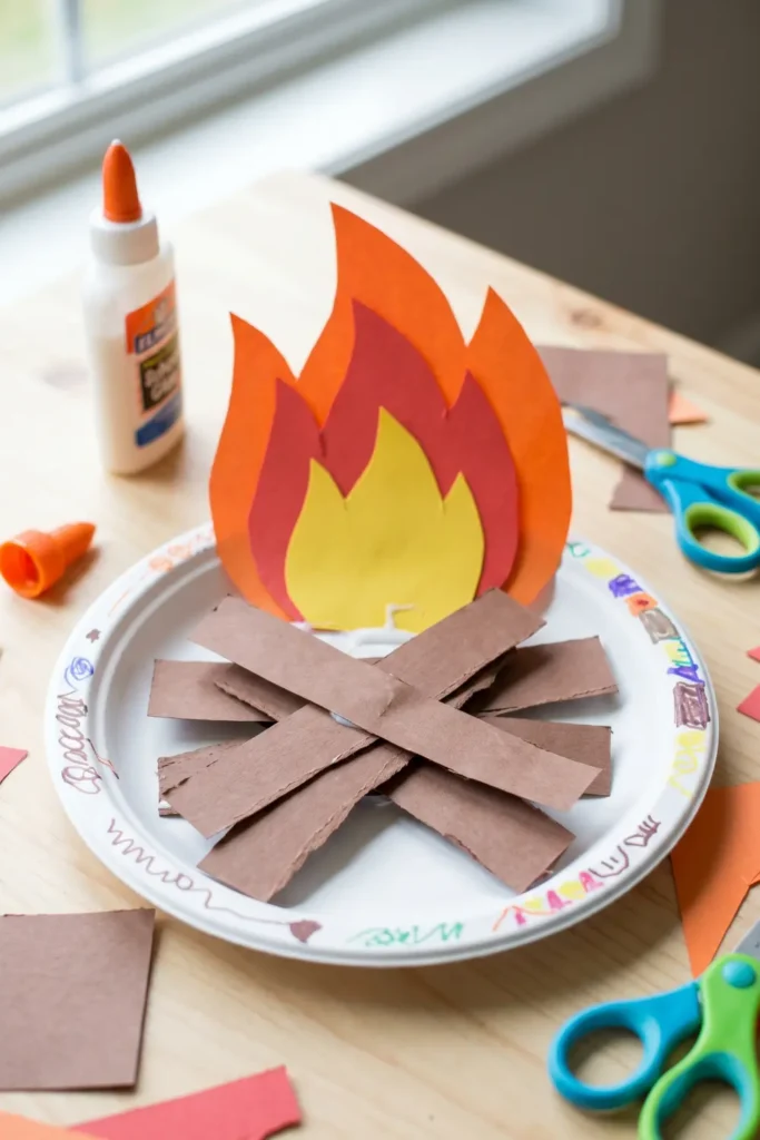 Handmade Campfire Craft for Dad