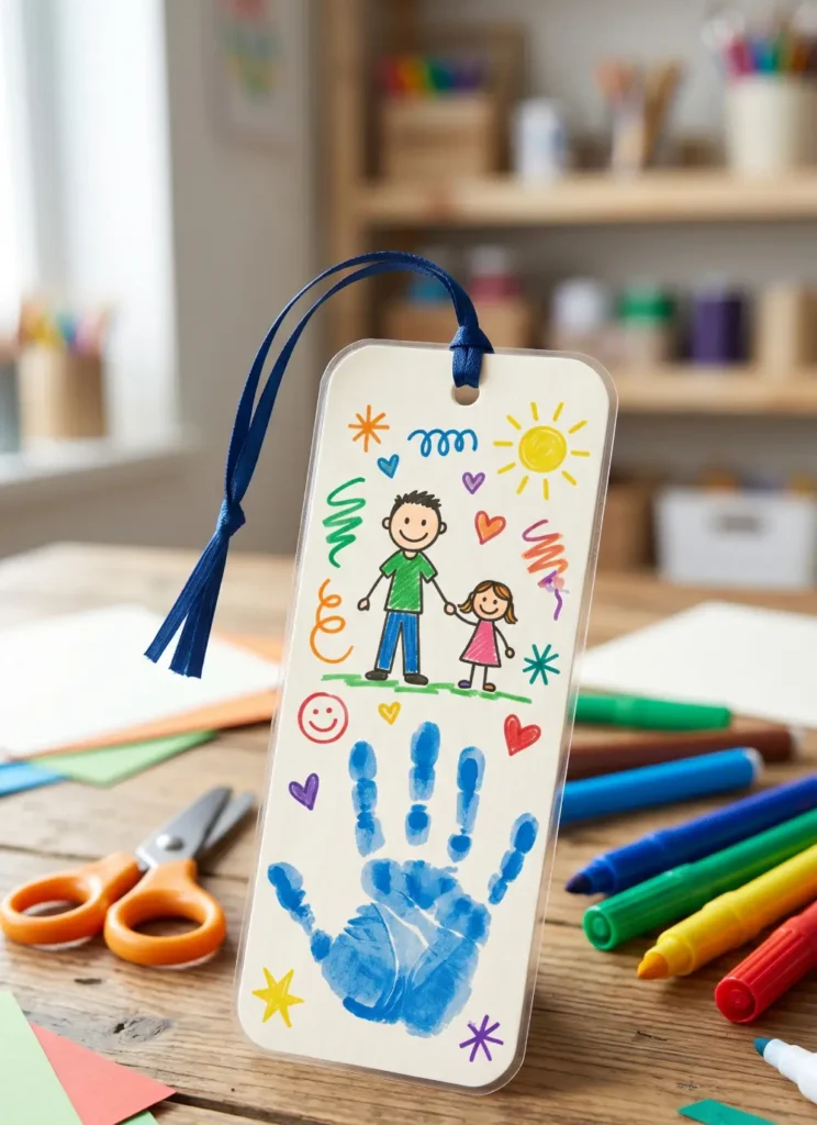 Handmade Father's Day Bookmark