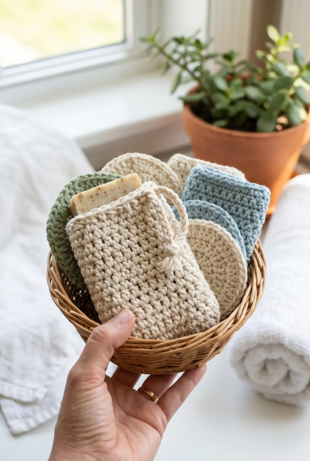 Handmade Spa Gift Basket Accessories