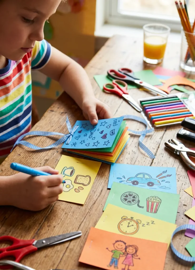 Homemade "Dad Coupons" Craft Book