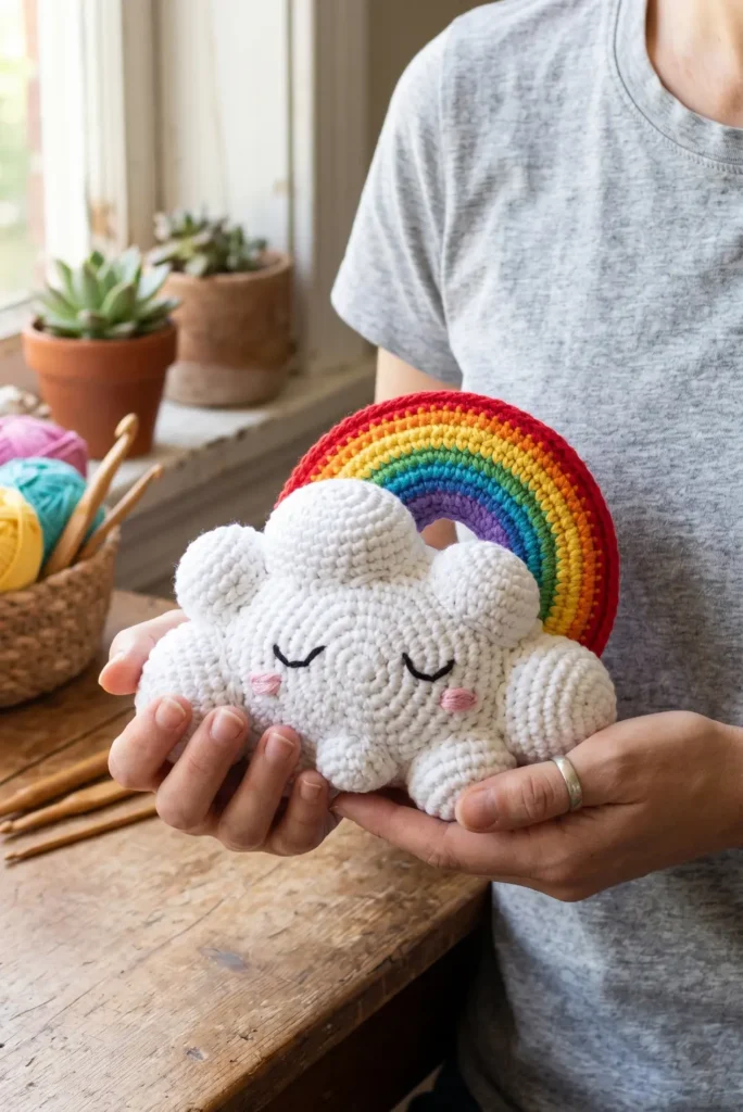 Kawaii Rainbow Cloud