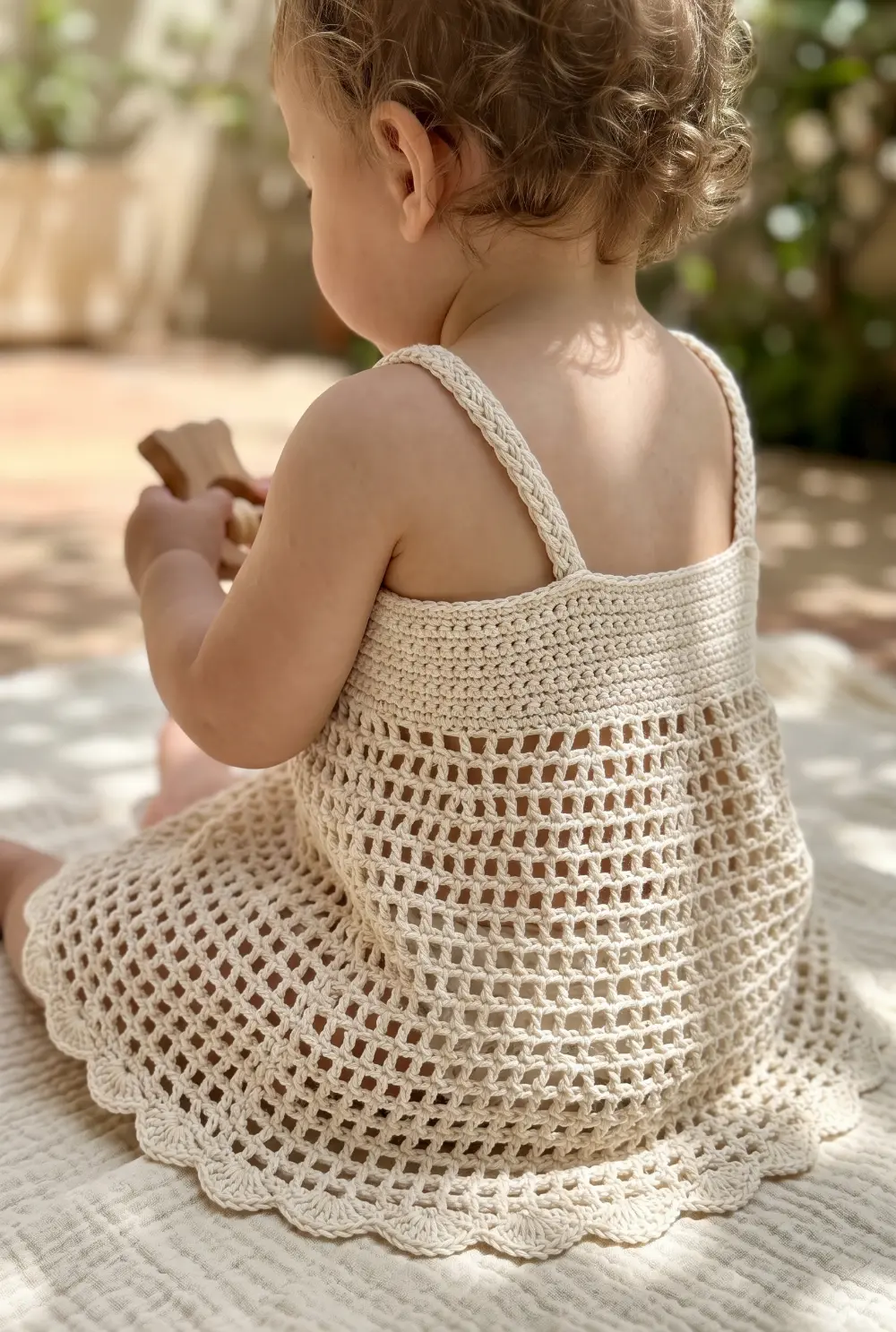 Lightweight Mesh Baby Sundress