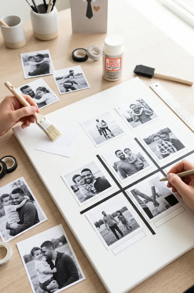 Modern Minimalist Photo Collage Wall Art