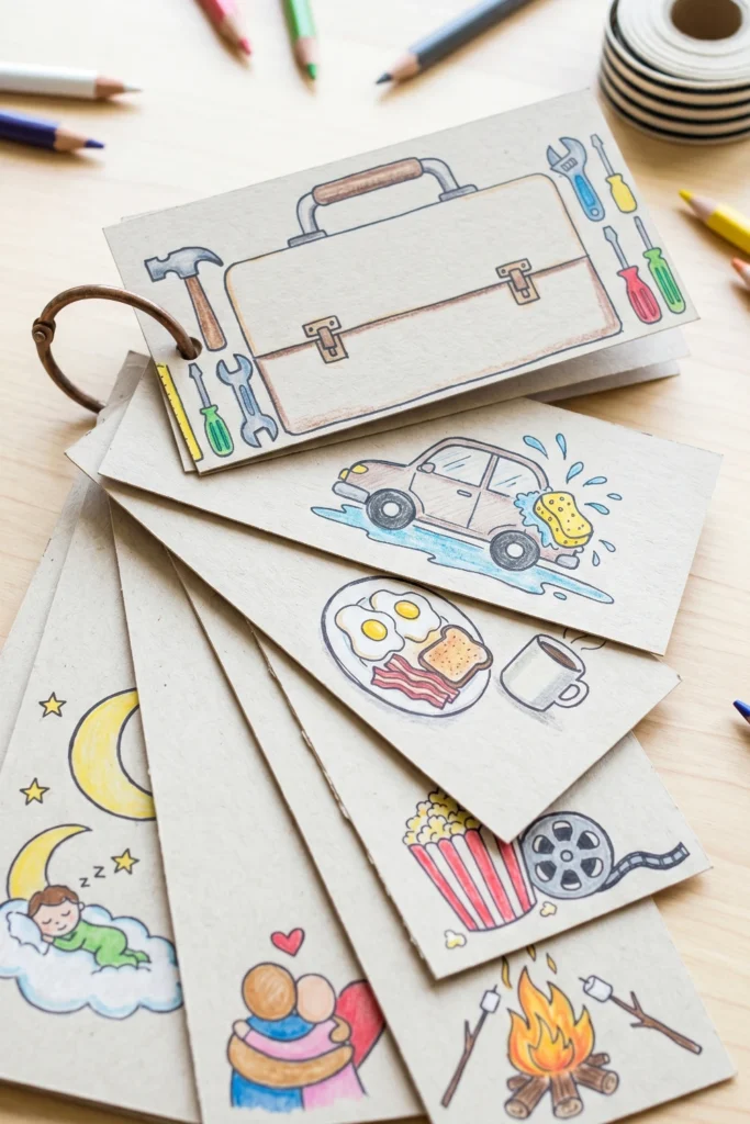 Personalized "Dad's Toolbox" Coupon Book