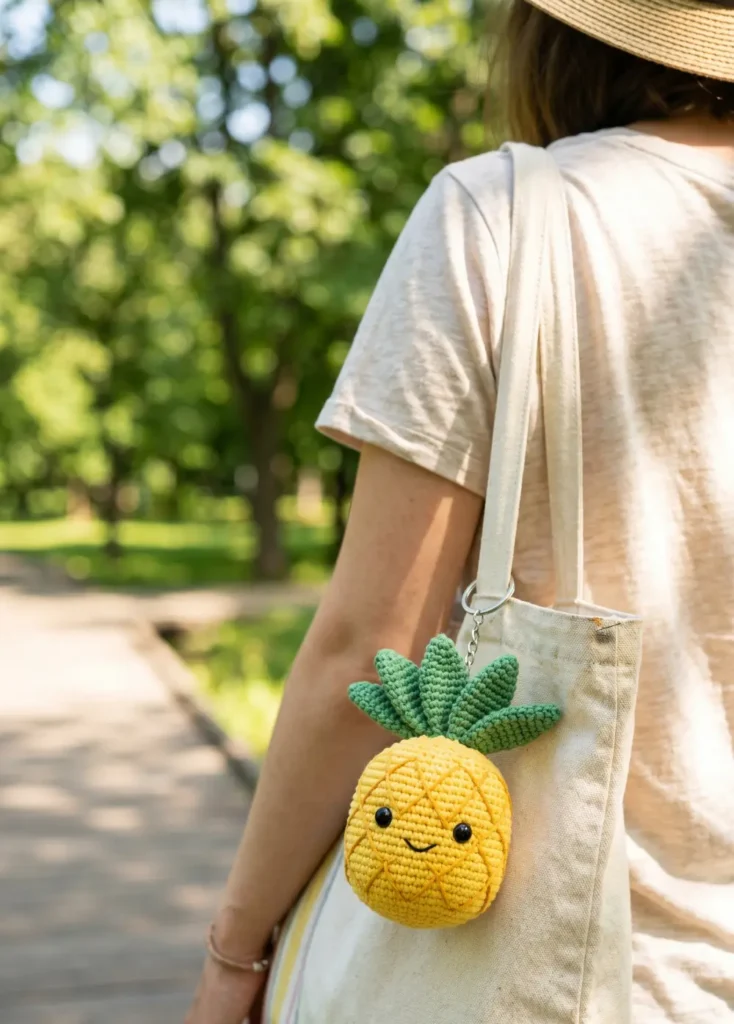 Pineapple Keychain Buddy