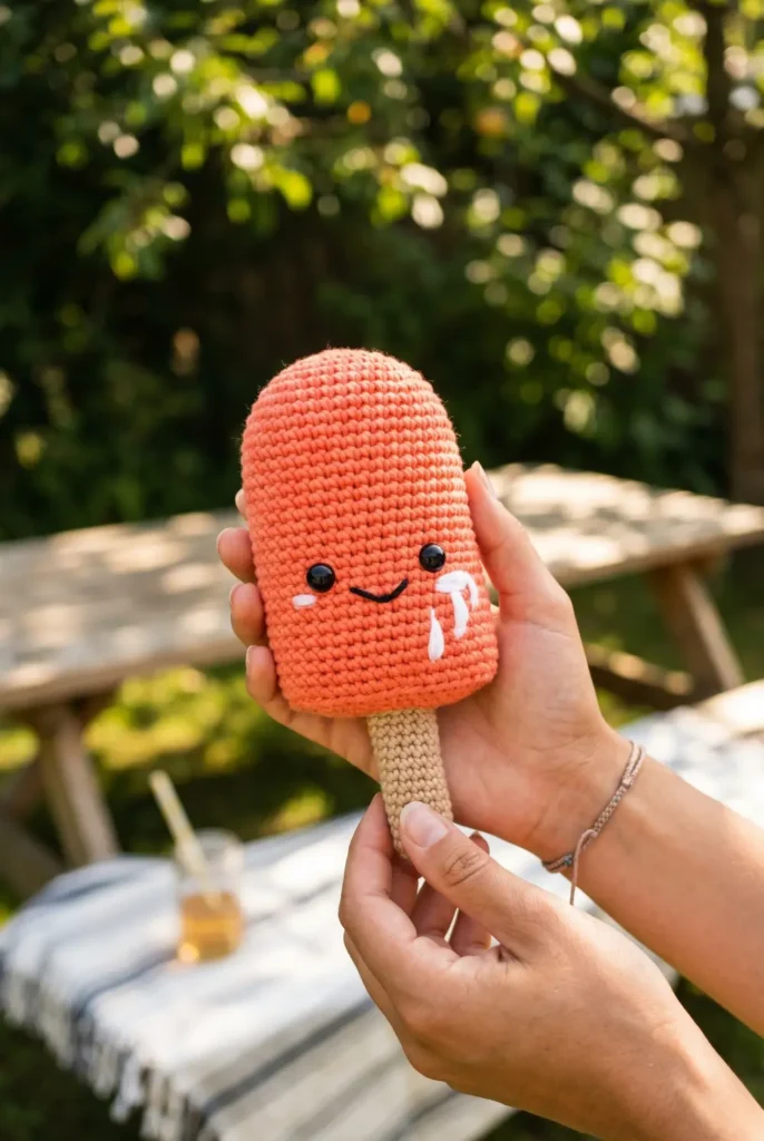 Popsicle Plush with Face