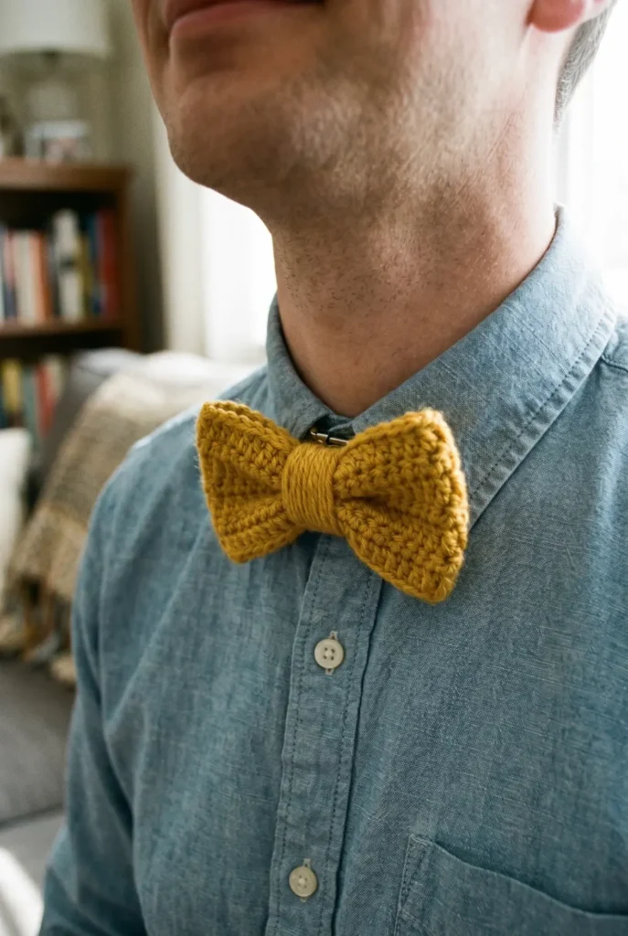 Simple Crochet Bow Tie Pattern