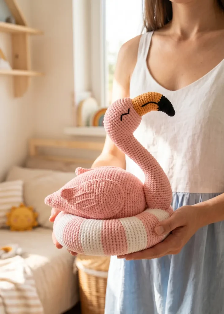 Summer Flamingo Floatie