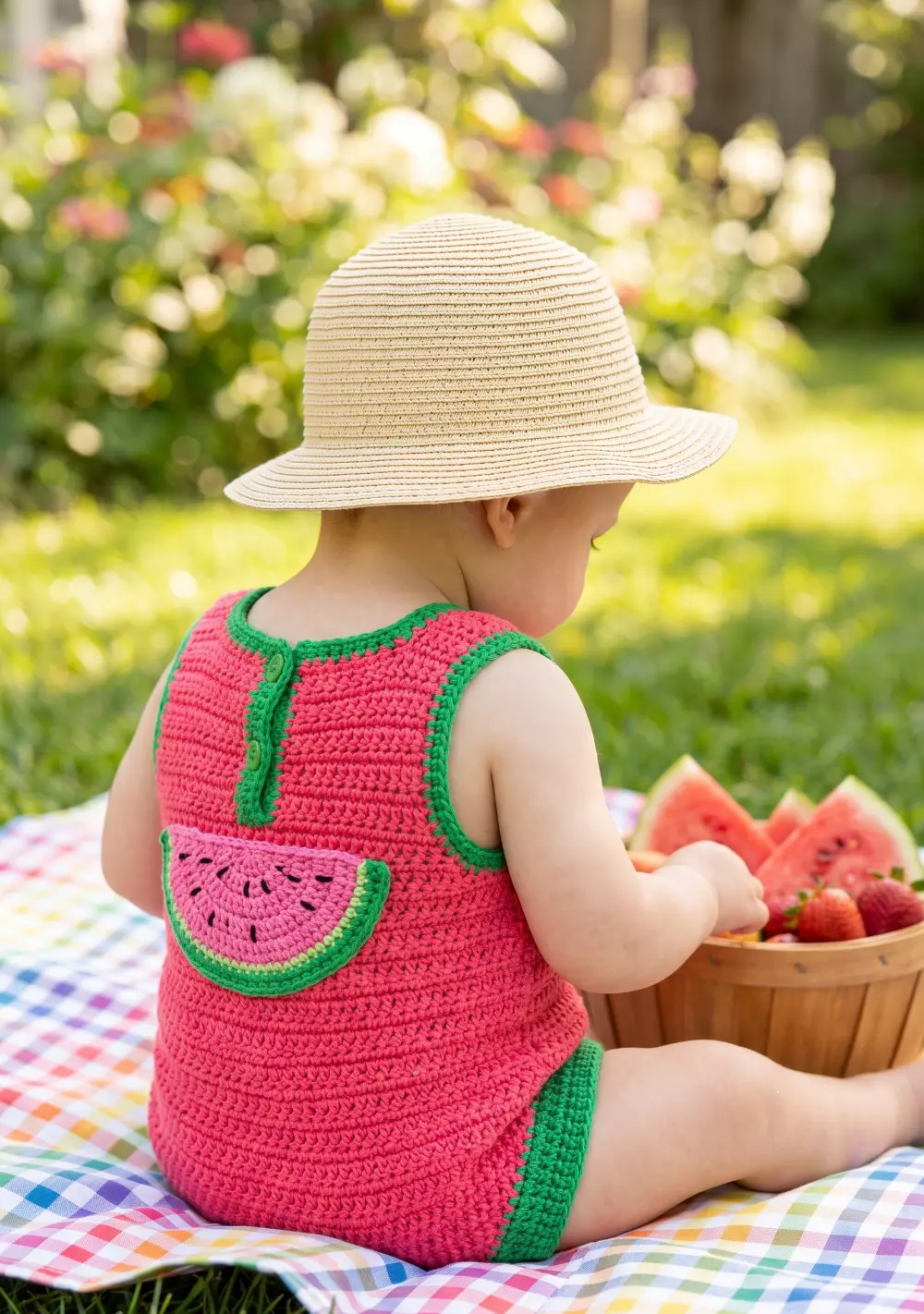 Summer Fruit-Inspired Baby Outfit Set