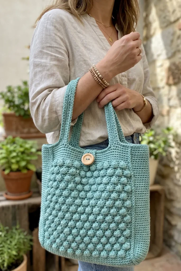 Textured Crochet Handbag Pattern