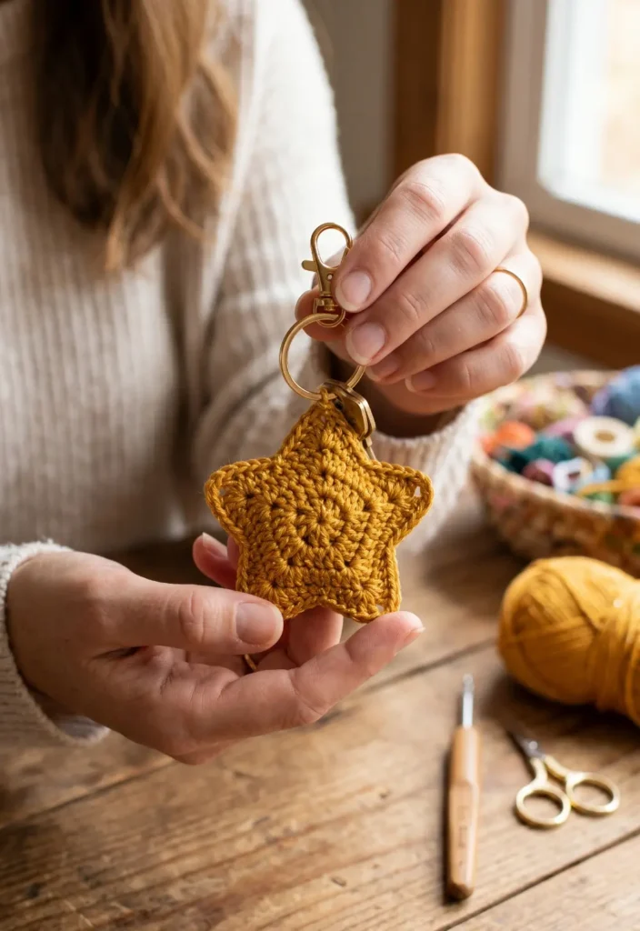 Tiny Star Keychain