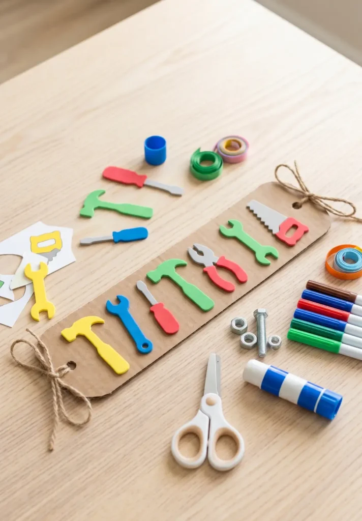 Toddler Tool Belt Collage