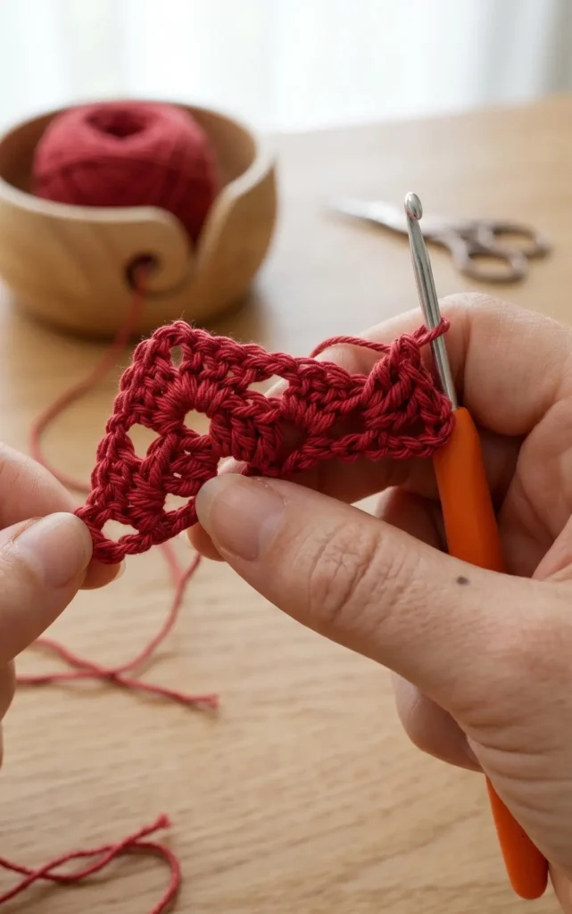 Crochet Christmas Dog Bandana Tutorial