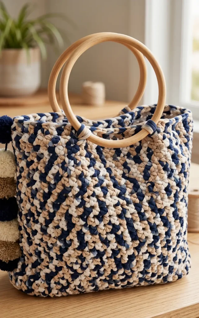 Easy Crochet Beach Bag Tutorial