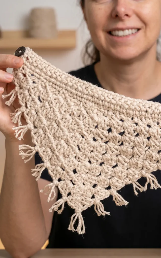 Easy Crochet Dog Bandana Step by Step Tutoria