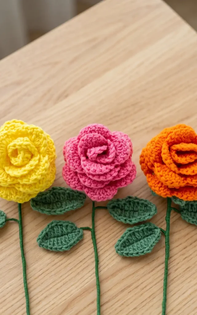 Crochet Beginner Easy Fiower Pattern