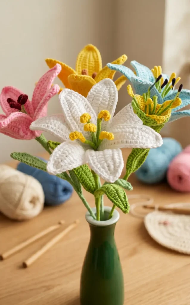 Crochet Lily Flower Pattern