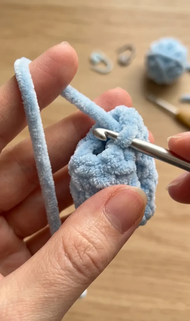 Crochet HIPPO lovey snuggler