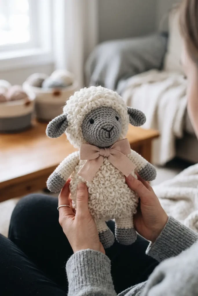 11. Crochet Baby Lamb Toy Pattern