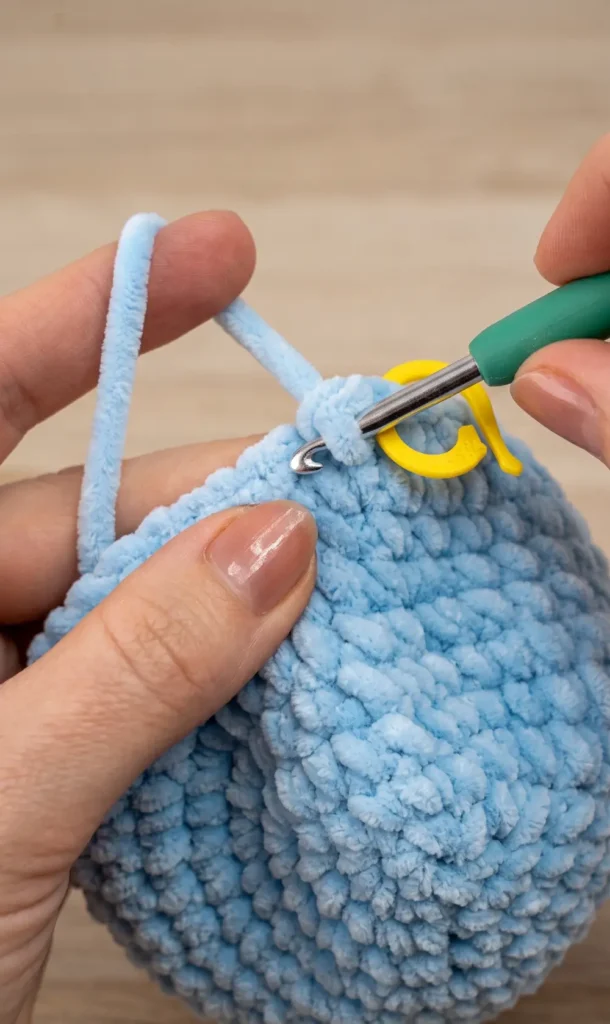 Crochet HIPPO lovey snuggler