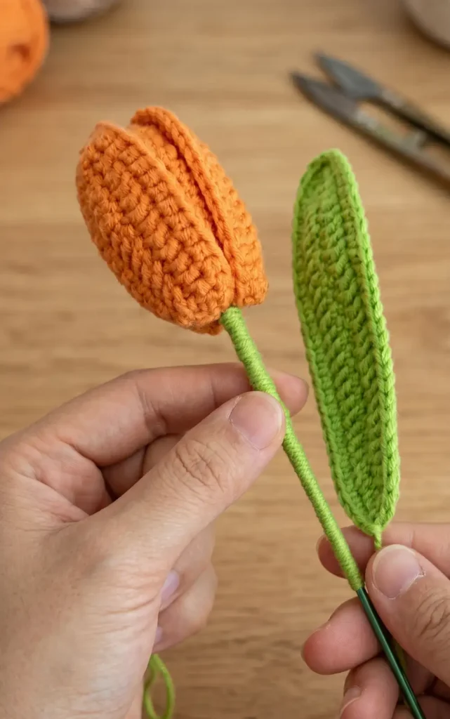 Crochet Tulip Bouquet Pattern