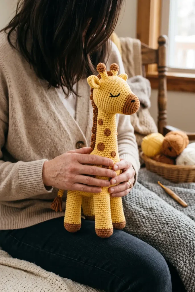 13. Crochet Baby Giraffe Toy Pattern